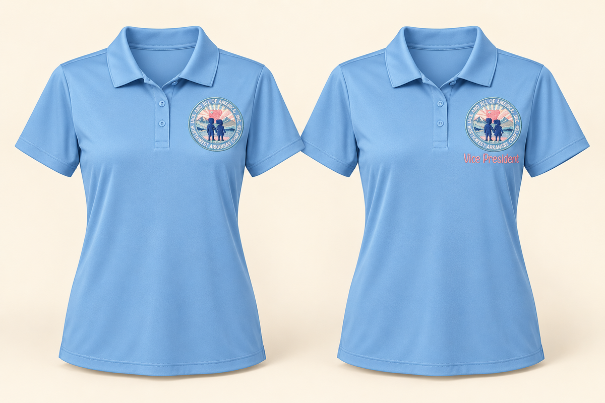 Official Northwest Arkansas Chapter Women’s Performance Polo